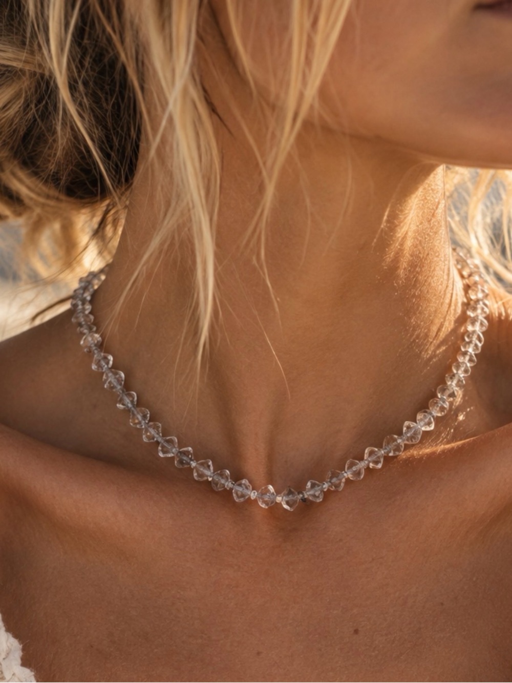 GENUINE RAW HERKIMER DIAMOND NECKLACE